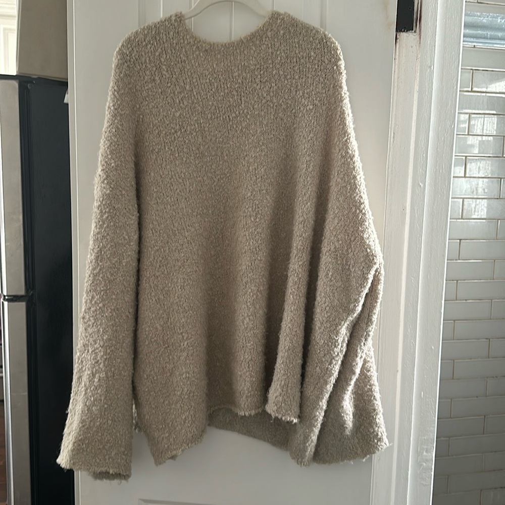 Set active bloucle oversized crew neck